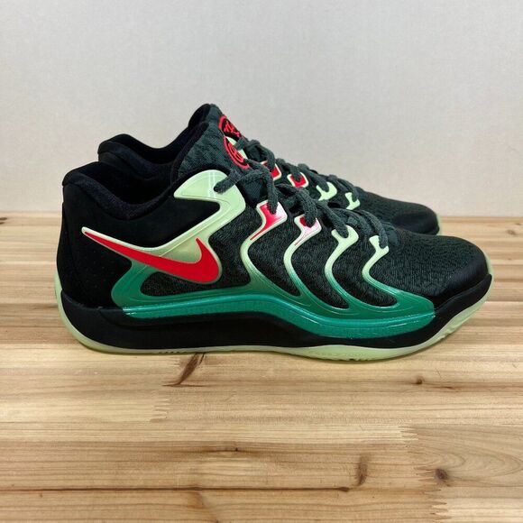 Nike KD 17 Easy Money Sniper Basketball shoes Mens 12 Black Green Red FJ9487-002 - Picture 1 of 8